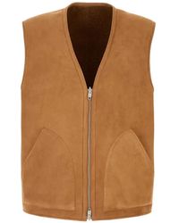 Umit Benan - Bruno Reversible Zip-Fastening Gilet - Lyst