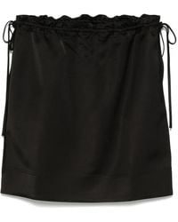 TOTEME - Drawstring Mini Skirt - Lyst