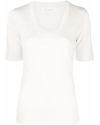 Liska - Round-Neck Knitted Top - Lyst