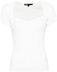 Maje - Top con escote en forma de corazón - Lyst