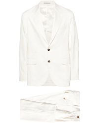 Brunello Cucinelli - Single-breasted Silk Suit - Lyst