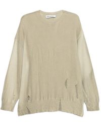 Our Legacy - Slant Gerafelde Trui - Lyst