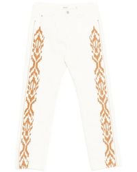 Isabel Marant - Lewys Jeans With Embroidery - Lyst