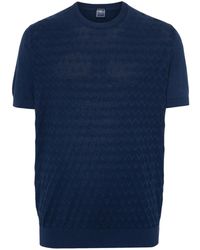 Fedeli - ジオメトリック ニットtシャツ - Lyst