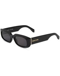 Palm Angels - Logo-Detail Oval-Frame Sunglasses - Lyst