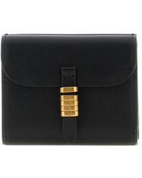 Pinko - Saddle Metal Rings Leather Wallet - Lyst