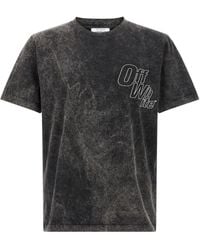 Off-White c/o Virgil Abloh - Printed T-Shirt - Lyst