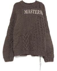 MASTERMIND WORLD - Cable-Knit Sweater - Lyst