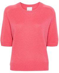 Allude - Crew-neck Cashmere T-shirt - Lyst