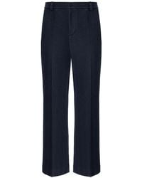 Missoni - Tone-On-Tone Chevron Cotton And Viscose Trousers - Lyst