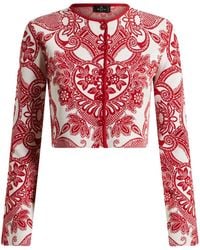 Etro - バイカラー カーディガン - Lyst