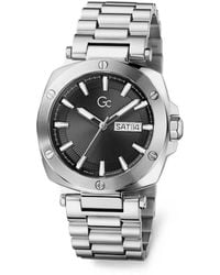 Guess - Gc Nobilis Day-Date 44Mm Watch - Lyst