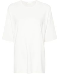 Frankie Shop - Lenny Ribbed T-shirt - Women's - Viscose - Lyst