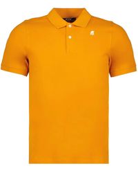K-Way - Vinnie Poloshirt Met Twee Knopen En Logo - Lyst