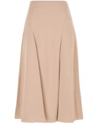 Fendi - Falda De Seda - Lyst