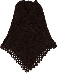 Kiko Kostadinov - Aspasia Checkerboard-knit Wool-blend Scarf - Lyst