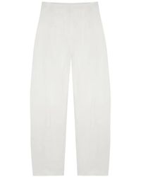 Cortana - Costa Wide-Leg Linen Trousers - Lyst