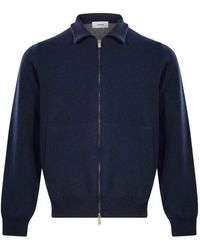 Lardini - Zip-Up Knitted Jacket - Lyst