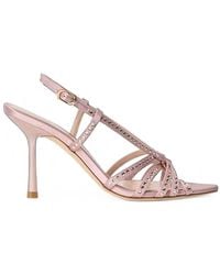 Stuart Weitzman - Carlyle Crystal-Embellished Sandals - Lyst