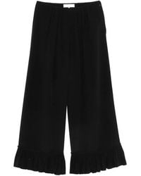 Chloé - Cropped Fluid Pants - Lyst