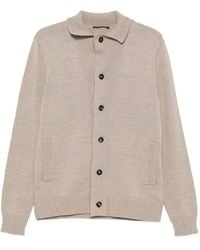 Zanone - Button-Up Collared Cardigan - Lyst