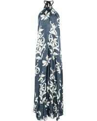 Forte Forte - Maxi-Jurk Met Bloemenprint - Lyst