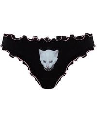 Blumarine - Bragas con gato estampado - Lyst