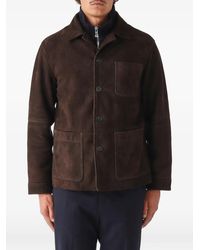 The Jack Leathers - Breton Suede Multi-Pocket Jacket - Lyst