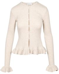 Ioana Ciolacu - Ruffled-Trim Blouse - Lyst