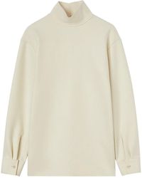 Jil Sander - High-neck Wool Top - Lyst
