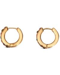 Bimba Y Lola - Mini Hoop Earrings With Crystals - Lyst