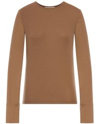 Max Mara - Button-Detail Sweater - Lyst