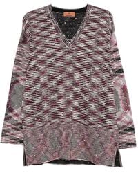 Missoni - V-Neck Knitwear - Lyst