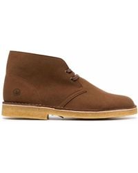 Clarks - Suede Lace-Up Boots - Lyst