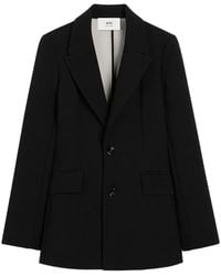 Ami Paris - Single-Breasted Blazer - Lyst