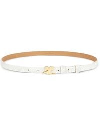 Courreges - Viper Leather Belt - Lyst