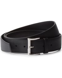Prada - Buckle-fastening Leather Belt - Lyst