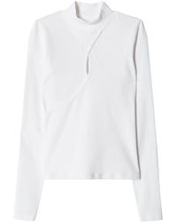 RE/DONE - Top Con Dettaglio Cut-Out - Lyst