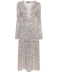 ROTATE BIRGER CHRISTENSEN - Kleid Mit Pailletten - Lyst