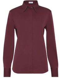 Brunello Cucinelli - Camicia A Maniche Lunghe - Lyst