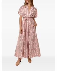 Palm Noosa - Floral-Print Belted Dress - Lyst