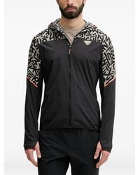 Dynafit - Abstract-Print Hooded Jacket - Lyst