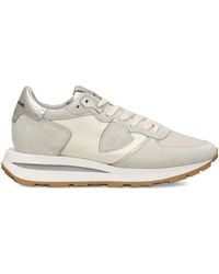 Philippe Model - Tropez Haute Low Sneakers Mit Metallic-Einsatz - Lyst