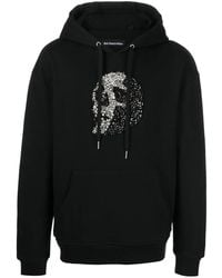 God's Masterful Children - Crystal-Skull Drawstring Hoodie - Lyst