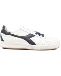 Diadora - Elite Dominio Leather Lace-Up Sneakers - Lyst
