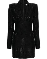 Self-Portrait - Minikleid Mit Strass - Lyst
