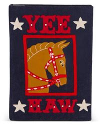 Olympia Le-Tan - Yee-Haw Book Embroidered Clutch Bag - Lyst