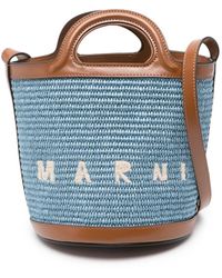 Marni - Bucket-tas Met Geborduurd Logo - Lyst
