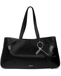 Off-White c/o Virgil Abloh - Large Oyah East West Leather Shoulder Bag - Lyst