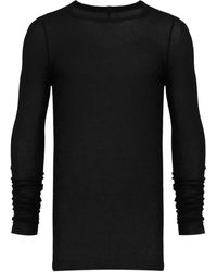 Rick Owens - リブ Tシャツ - Lyst